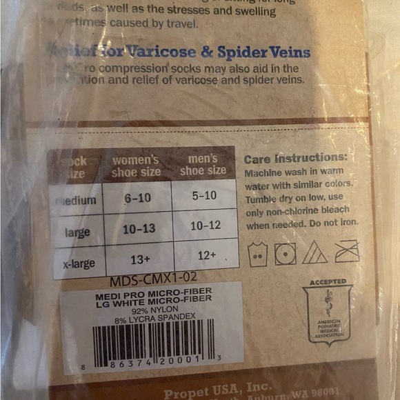 3 Pair Medi Pro Fatigue Fighter Over the Calf Socks size L - Picture 11 of 12